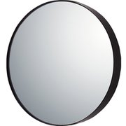 スリムラインミラー ラウンド M BK SM-07032