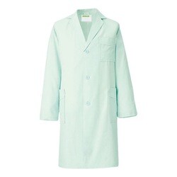 メンズ診察衣長袖 M ミントグリーン 251-92