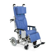 リクライニング車いすクリオネット 青No.40 AYK-40