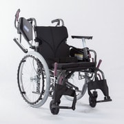 低床車いす(アルミ製)自走用 黒メッシュ№68 KMD-C20-42-LO