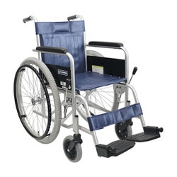 車いす（自走用・スチール製）背固定式 KR801Nソフト（ソフトタイヤ）
