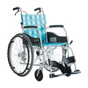 超軽量車いす(自走用)ふわりす アイスグリーン№105 KF22-40SB