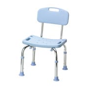 シャワーベンチ(背付) ライトブルー SB-11LB