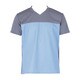 入浴介護Tシャツ M ブルー 403340