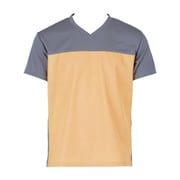 入浴介護Tシャツ L オレンジ 403340