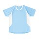 キラク入浴介助用シャツ（男女兼用） SS サックス（#70） CR108