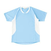 キラク入浴介助用シャツ（男女兼用） SS サックス（#70） CR108