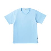 キラク入浴介助用シャツ(男女兼用) 3L サックス CR160
