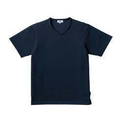 キラク入浴介助用シャツ（男女兼用） 3L ネイビー CR160