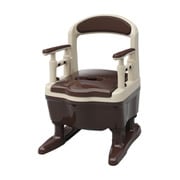 ポータブルトイレジャスピタ 標準便座 ブラウン 533-900