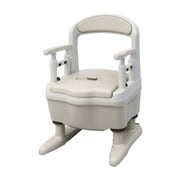 ポータブルトイレジャスピタ ソフト便座 ベージュ 533-921