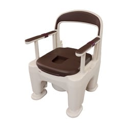 ポータブルトイレラフィーネ（ソフト） モカブラウン PN-L30202B