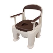 ポータブルトイレラフィーネ(ソフト) モカブラウン PN-L30202B