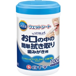 口内清潔ウェットシート（ボトルタイプ 100枚入 46396