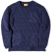 CAMP POCKET QUILT CREW GSC-31 NAVY Lサイズ [アウトドア スウェット メンズ]