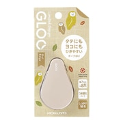 GLOO（グルー） テープのり S 7mm幅×8m しっかり貼るタイプ 本体 限定デザイン フクロウ/ベージュ タ-GM410-07-L4