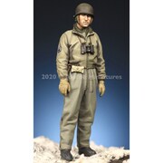 AM35284 WWII 米陸軍マフラー姿の戦車長#1 [1/35スケール レジン製ミリタリーフィギュア]