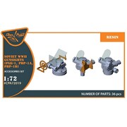 CPUA72019 WW.II ソ連軍用機照準器 PAK-1、PBP-1A、PBP-1B x 各4 [1/72スケール レジン製ディティールアップパーツ]