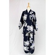 裏ガーゼらくらく和柄パジャマ（合わせタイプ） P-103-1021-3A M