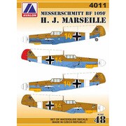 4011 デカール 1/48 メッサーシュミット Bf109-F H.J.マルセイユ [プラモデル用品]