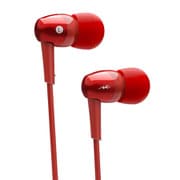 マイク搭載リモコン付き ハイレゾイヤホン レッド HP-NX10R