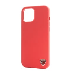 DU-LSRIP12PM-MS/D5-RD [iPhone 12 Pro Max 用 DUCATI公式ライセンス 背面ケース シリコン レッド]