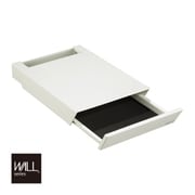 WALL テレビスタンド V3・V2・V5対応収納付きゲーム機棚板 ホワイト D05000024