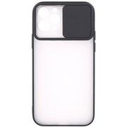 J20P-05BK [iPhone 12 Pro 用 スライドカメラカバーケース BK]