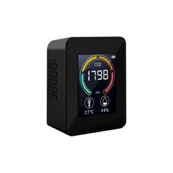 ARMON-004 エアモニター4 ホワイト 東亜産業 CO2濃度測定器x4個 エアモニター4 (ホワイト) 室内の安心・安全対策に CO2を見える