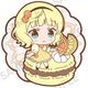 ご注文はうさぎですか？BLOOM ししゅうますこっと まかろんバージョン シャロ [キャラクターグッズ]