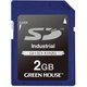 GH-SDI-XSA2G [GH-SDI-XSAシリーズ Industrial SDカード 2GB SLC 最大読込20MB/s 最大書込17MB/s 工業用]