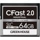 CFast2.0 SLC 動作環境保証-40～+85℃ 64GB GH-CFS-XSC64G