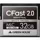 CFast2.0 SATA6.0Gb/s MLC 動作環境保証0～70℃ 32GB GH-CFS-NMD32G