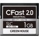 CFast2.0 SLC 動作環境保証0～70℃ 1GB GH-CFS-NSC1G