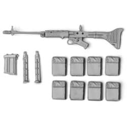 MM372 WWII 独 FG42自動小銃 2個入り [1/16スケール レジン製キット]