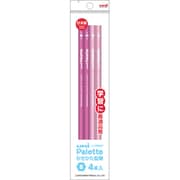 uni Palette(ユニ パレット) かきかた鉛筆 B 4本パック ピンク K6734PLTB4P