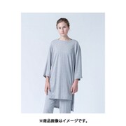 オーガニックコットン ロングTシャツ8分袖(lgr) ial0070lgy