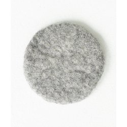 ウールフェルトコースターラウンド ライトグレー nkp020gr