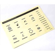 lals022pcl [スプレーボトル用ラベル ピクト（クリア+黒文字）]