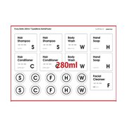 PETポンプ用ラベル タイポ&メモ280ml用 lapt001bptwh