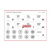 lapt001kptwh [PETポンプ用ラベル タイポ&メモ280ml用]