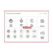 lapt003kppacl [PETポンプ用ラベル ピクトA400ml用]