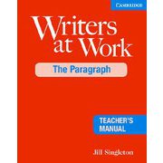 Writers at Work The Paragraph Teacher's Manual [洋書ELT]