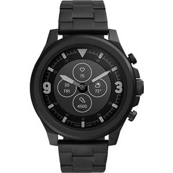 ヨドバシ.com - FOSSIL フォッシル LATITUDE ハイブリッドスマートウォッチHR ステンレススチールバンド ブラック FTW7021  通販【全品無料配達】