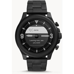 FOSSIL フォッシル LATITUDE ハイブリッドスマートウォッチHR ステンレススチールバンド ブラック FTW7021 通販【全品無料配達】  - ヨドバシ.com