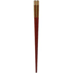 ISSOU 箸 寄せ木格子縞 21cm