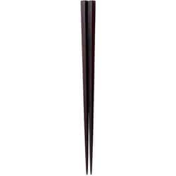 ISSOU 箸 五角縞黒檀 浄法寺漆仕上 24cm
