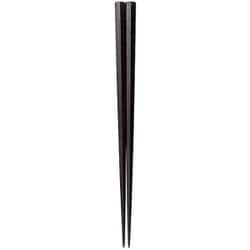 ISSOU 箸 七角縞黒檀 浄法寺漆仕上 22cm