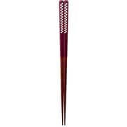 ISSOU 箸 貝象嵌 雪あられ 21cm