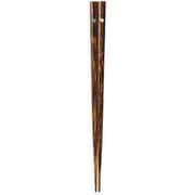 ISSOU 先角箸 若狭塗 粋柄 月旦 21cm